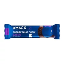 Amacx Energy Fruit Chew Cassis energia szelet, 38g, 1db, feketeribizli ízű