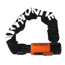 Kryptonite Evolution Series 4 1055 integrált láncos lakat 10 mm x 55 cm, narancs
