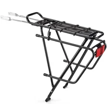 Spyral City Disc hátsó csomagtartó tárcsafékhez, alumínium, 26-29 colos kerékpárhoz, max 25kg, fekete