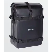 Spyral ESLNF vízálló, nagy kapacitású túratáska hátsó csomagtartóra, 28L, fekete