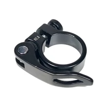 Spyral OEM gyorszáras nyeregcső bilincs, alumínium, 31,8 mm, fekete