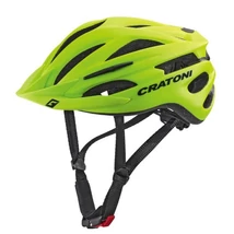 Cratoni Pacer+ unisex bukósisak, S-M-es (54-58 cm), matt neon lime