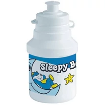 Polisport Junior Sleepy Bear gyerek kulacs, 300 ml, pattintós, fehér-kék