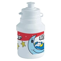 Polisport Junior Sleepy Bear gyerek kulacs, 300 ml, pattintós, fehér-piros