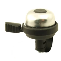 Neuzer műanyag-acél csengő, 40 mm, fekete - krómozott