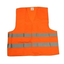 Láthatósági fényvisszaverő mellény, narancs, XL-XXL