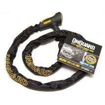 Onguard Mastiff 8121 integrált láncos lakat, 150 cm x 8 mm, fekete