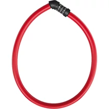 ABUS 4408C számkombinációs sodronyzár, 8 mm x 65 cm, piros