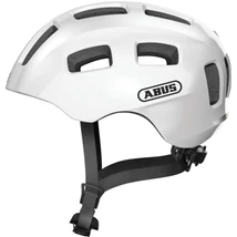 Abus Youn-I 2.0 gyerek bukósisak, LED világítással, S-es méret (48-54 cm), gyöngyházfehér