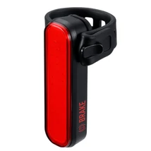 BBB BLS-256 SignalBrake 80 USB-ről tölthető hátsó lámpa, féklámpa funkcióval, gumipántos, 80 lumen, fekete