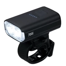 BBB BLS-262i NanoStrike 700i USB-ről tölthető első lámpa, gumipántos, 700 lumen, fekete
