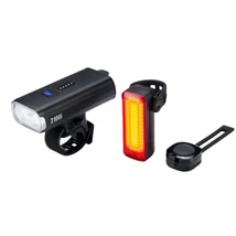 BBB BLS-277i StrikeDuo 2100i és SignalPro Combo USB-ről tölthető lámpa szett (első és hátsó), gumipántos, távirányítós, 2100/250 lumen, fekete