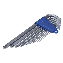 BBB BTL-118 HexSet L alakú imbuszkulcs készlet, 1,5-10 mm, kék-ezüst