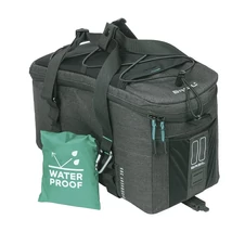 Basil Discovery 365D M egy részes táska csomagtartóra, felülre, vízálló, MIK 2.0 rögzítés, 9L, fekete