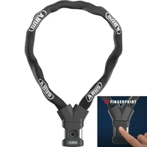 ABUS Yardo 7807F ujjlenyomatolvasós láncos lakat, 110 cm x 7 mm, fekete