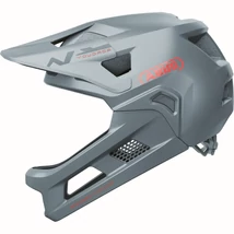 Abus Youdrop FF fullface gyerek bukósisak, levehető állvédő, S-es méret (48-55 cm), titán-ezüst