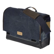 Basil Urban Fold Messenger egy részes táska hátsó csomagtartóra, jobb vagy bal oldalra, laptop rekesszel, 20L, sötétkék