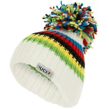 Santini Big Bobble UCI sapka, fehér- szivárványszínű