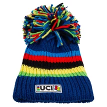 Santini Big Bobble UCI sapka, kék - szivárványszínű