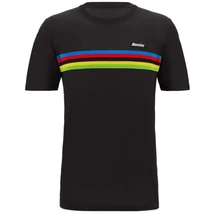 Santini UCI World Champion póló, L-es méret, fekete