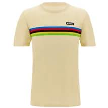 Santini UCI World Champion póló, S-es méret, törtfehér