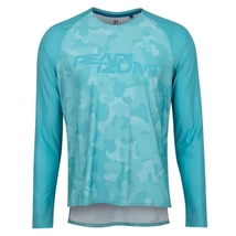 Pearl Izumi Elevate férfi hosszú ujjú Trail mez, kék mintás, L-es