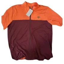 Pearl Izumi Quest férfi rövid ujjú mez, bordó-narancssárga, M-es méret