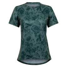 Pearl Izumi Summit női rövid ujjú MTB mez, zöld virágmintás, S-es