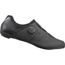 Shimano RC3 (SH-RC302) országúti kerékpáros cipő, széles, SPD-SL, fekete, 43-as