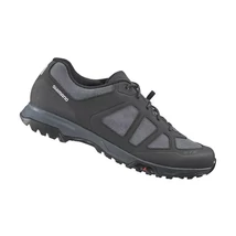 Shimano SH-ET300 trekking és túra kerékpáros cipő, fűzős, SPD, fekete-szürke, 43-as