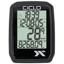 CicloSport Protos 105 vezetékes kerékpár komputer, 5 funkciós, fekete