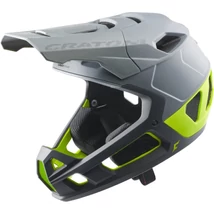 Cratoni Interceptor 2.0 fullface bukósisak, M/L (58-61 cm), szürke-limezöld