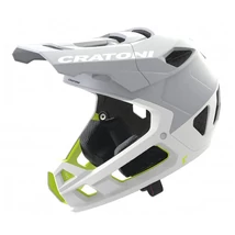 Cratoni Interceptor 2.0 fullface bukósisak, S/M (54-58 cm), szürke-fehér
