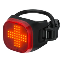 Knog Blinder Mini Cross LED hátsó lámpa, USB-ről tölthető, gumipántos, 30 lumen, fekete