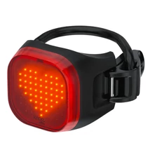Knog Blinder Mini Love LED hátsó lámpa, USB-ről tölthető, gumipántos, 30 lumen, fekete