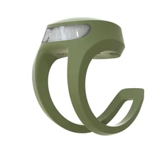 Knog Frog V3 gumipántos LED hátsó lámpa, 20 lumen, USB-ről tölthető, zöld