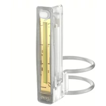 Knog Plus LED első lámpa, USB-ről tölthető, 40 lumen, gumipántos, csíptetős, átlátszó