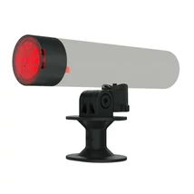Knog PWR Red Cap hátsó lámpafej sisaktartó adapterrel, moduláris, 12 lumen, fekete