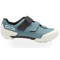 Sidi Asper gravel SPD kerékpáros cipő, tépőzáras, kék-fehér (frost grey), 43-as