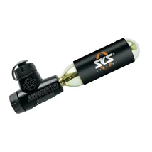 SKS Airbuster CO2 minipumpa, minden szeleptípushoz, 16 grammos patronnal, adagolószeleppel, fekete