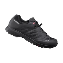 Shimano SH-ET500 trekking/túra kerékpáros cipő, fűzős, fekete, 43-as
