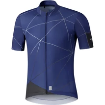 Shimano Breakaway országúti férfi rövid ujjú mez, Navy kék, L-es méret