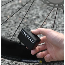 Cycplus AS2 Ultra elektromos minipumpa, nyomásmérős, akkumulátoros, 8 bar, minden szeleptípushoz, 87g, fekete