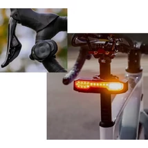 Ravemen NT101 USB-ről tölthető LED-es hátsó lámpa, irányjelzőkkel, riasztó, 160 lumen, fekete