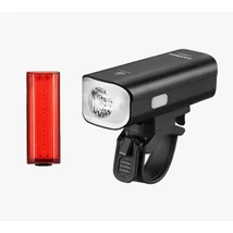 Ravemen LS-CT02 USB-ről tölthető LED-es lámpa szett LR500 + TR20 (első és hátsó), fekete
