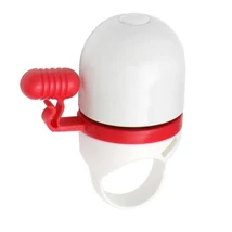 Spyral Eggs pengetős csengő, 34 mm, fehér-piros