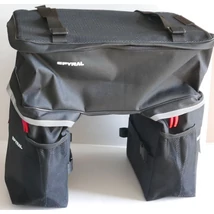 Spyral Tour 55 három részes túratáska hátsó csomagtartóra, 55 liter, fekete