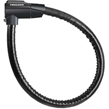 Trelock PK 460 kulcsos görgős zár, 100 cm x 22 mm, vázkonzollal, füst színű