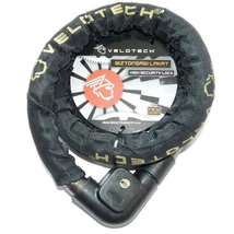 Velotech kulcsos görgős zár 22 x 1500 mm, fekete