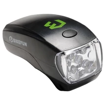 Bikefun Lucid elemes első lámpa, 5 LED, fekete